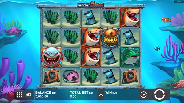 オンライン スロット　Razor Shark