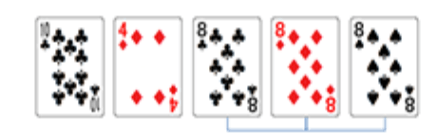 ビデオポーカー スリーカード