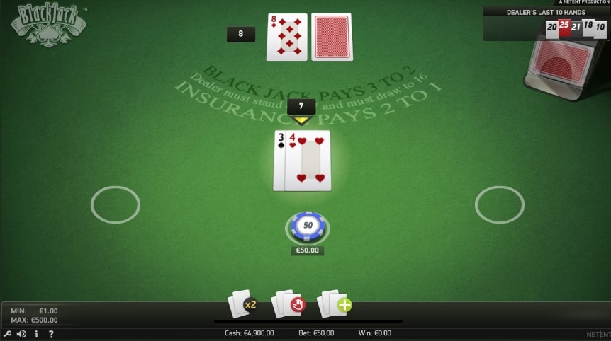 ブラックジャック 流れ