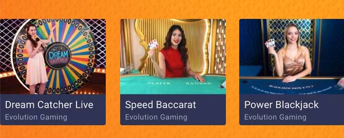 クラウドベットのライブカジノ