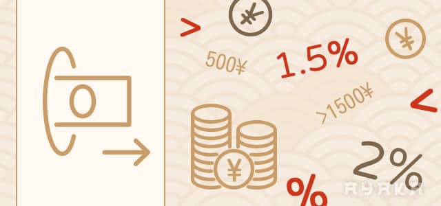 遊雅堂　出金手数料