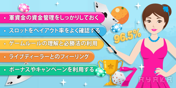 ベラジョンカジノで勝てない時の対処法5つ