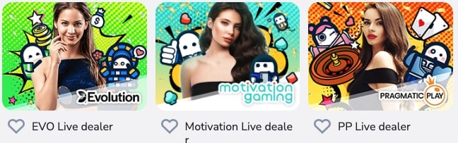 コニベット のライブカジノ