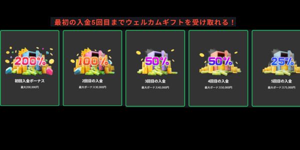 ボンズ カジノ 入金ボーナス