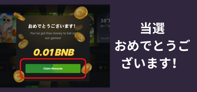 ラッキースピン当選