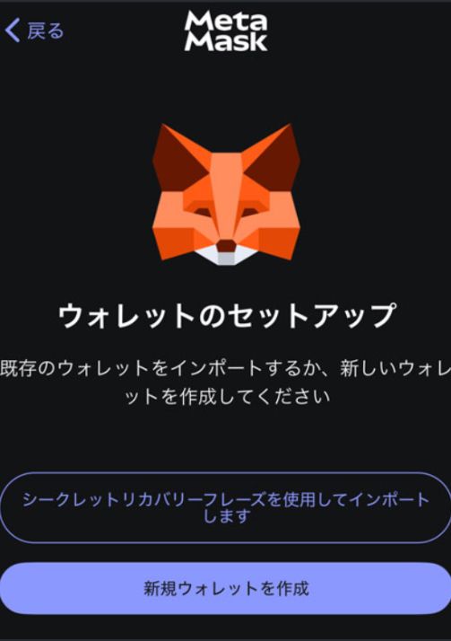 パリマッチのメタマスク