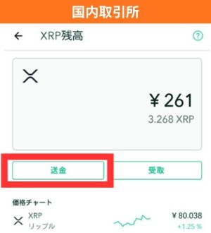 仮想通貨取引所 送金