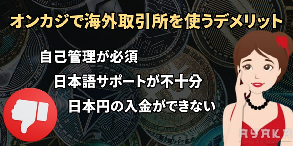 海外取引所のデメリット