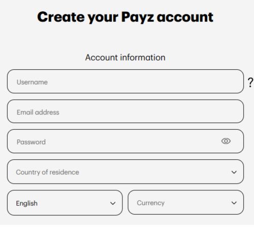 payzアカウント情報